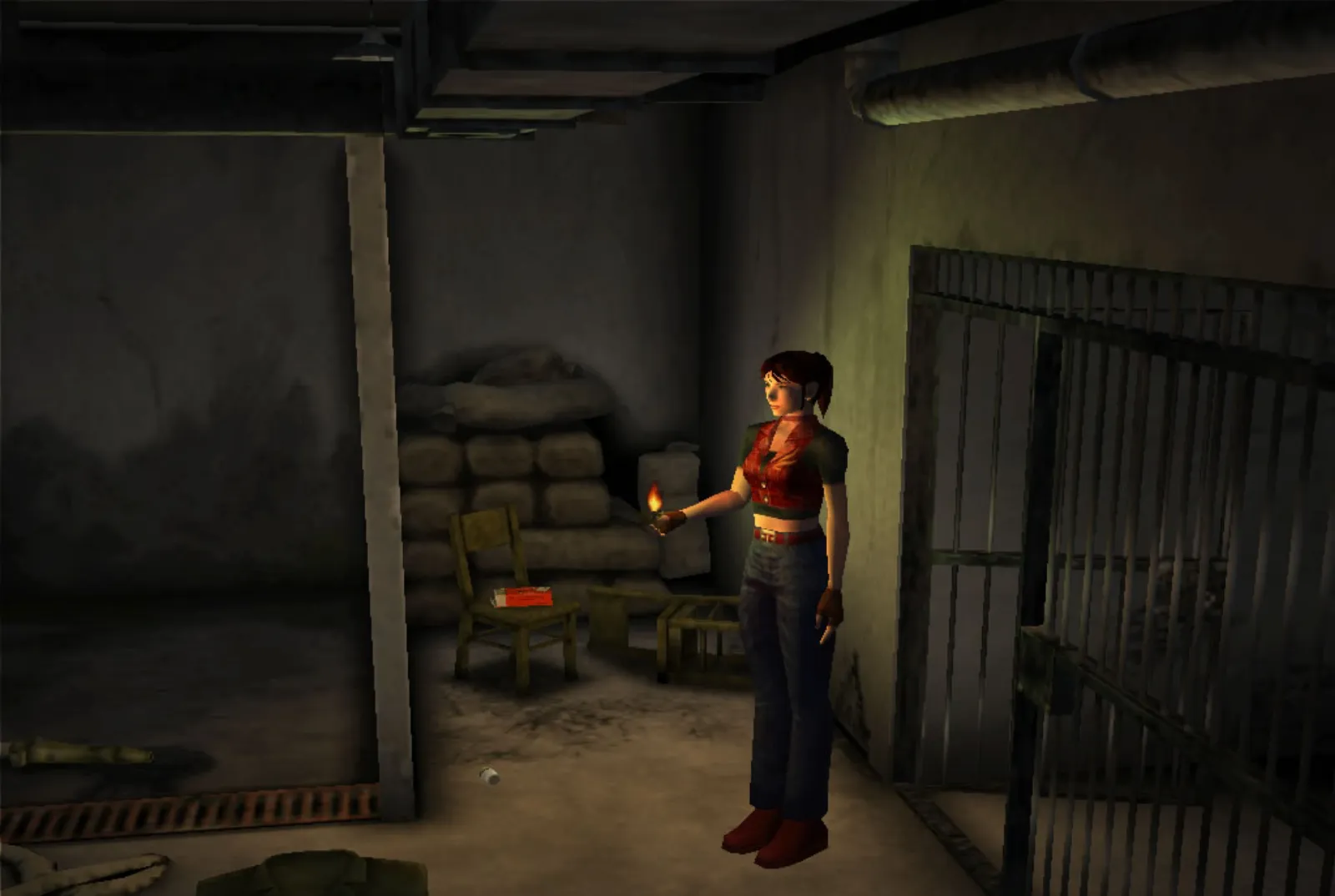 Code Veronica para Dreamcast: el primer título de la saga con escenarios íntegramente en 3D.